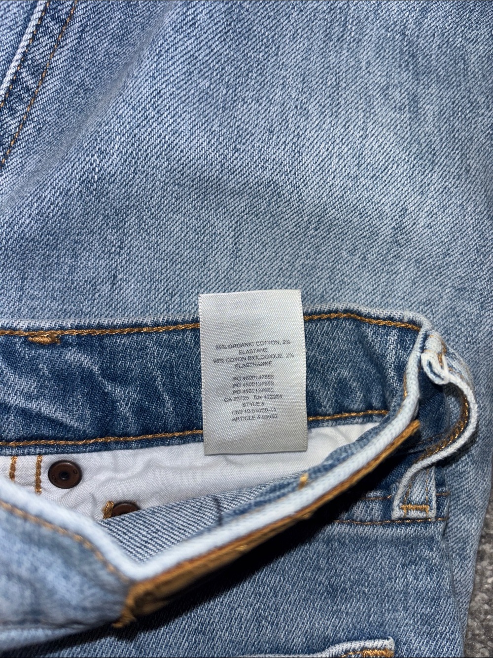 Denim forum women’s Light Blue Arlo high rise Straight-Leg Jeans size 27 - Picture 4 of 4